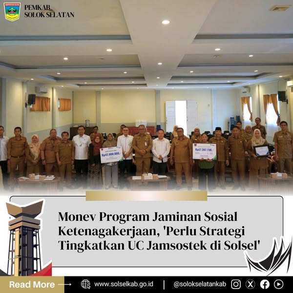 Monev Program Jaminan Sosial Ketenagakerjaan, 'Perlu Strategi Tingkatkan UC Jamsostek di Solsel'