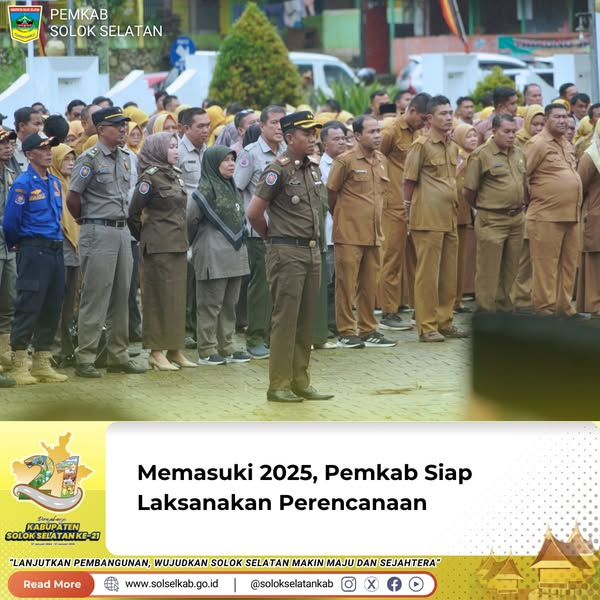Memasuki 2025, Pemkab Siap Laksanakan Perencanaan