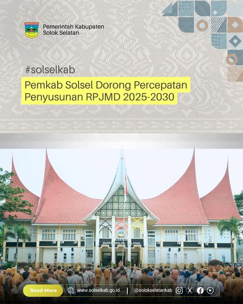 Pemkab Solsel Dorong Percepatan Penyusunan RPJMD 2025-2030