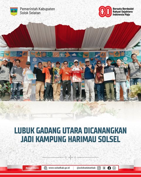 Lubuk Gadang Utara Dicanangkan Jadi Kampung Harimau Solsel